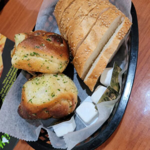 Fresh Garlic Bread Parmigiana