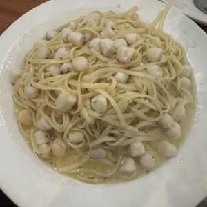 Bay Scallops w Linguini