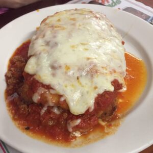 Eggplant Lasagna with Meat Sauce