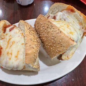 Meatball Parmigiana Hero
